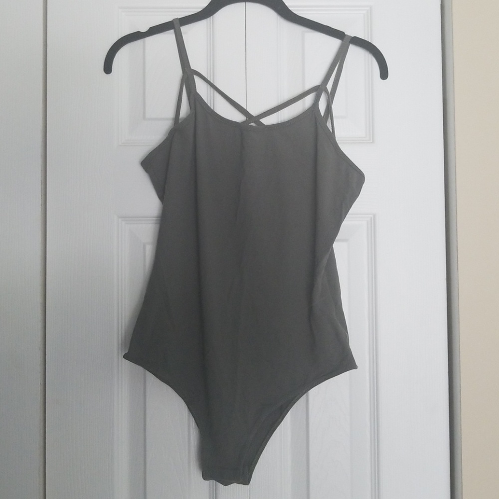 Olive Green Bodysuit